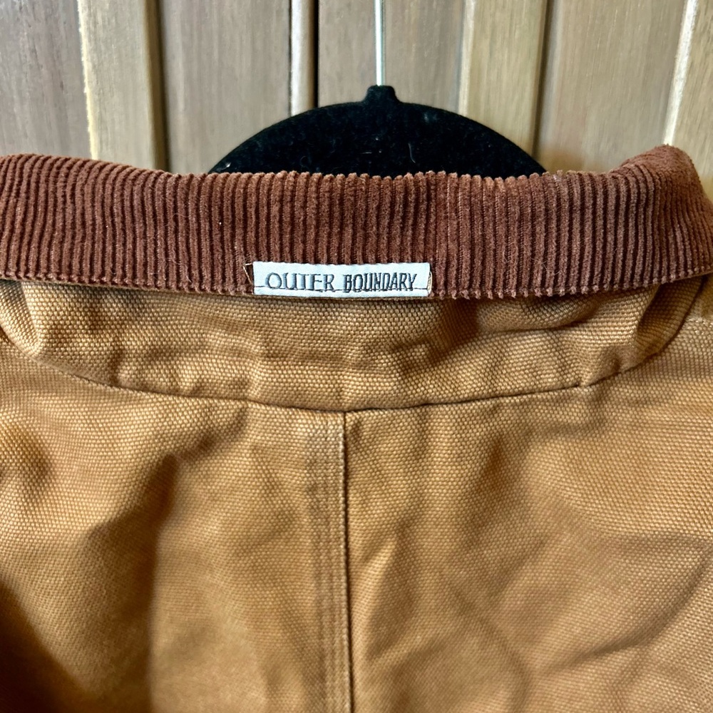 Tan Canvas Work Jacket - Picture 3 of 7